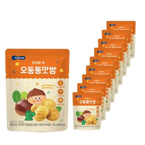 베베쿡 오동통통맛밤 간식, 50g, 10개 - 맛밤 | 쿠팡
