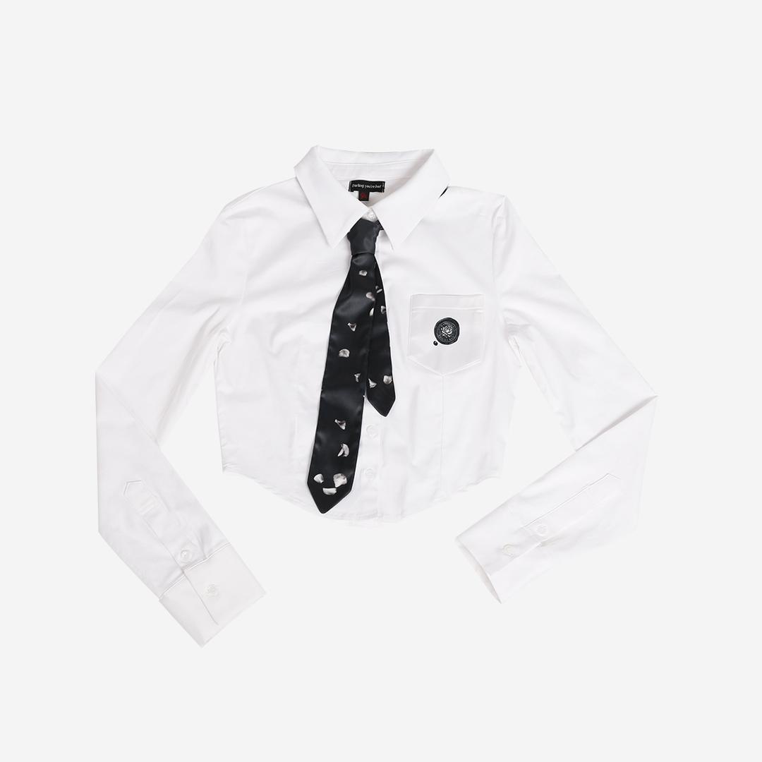 ROSE SATIN TIE #BLACK - 달링유어배드