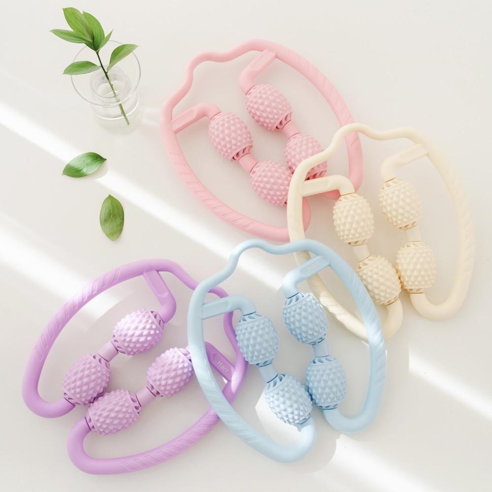 하르 파스텔 종아리 스트레칭 마사지 롤러 기구 레그릴렉서 허벅지 다리 부종