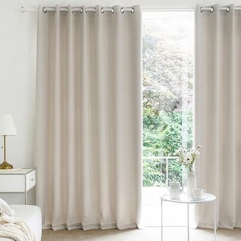 쉬즈홈 트루디 아일렛 암막 커튼 2p 세트 - 거실커튼 | 쿠팡
