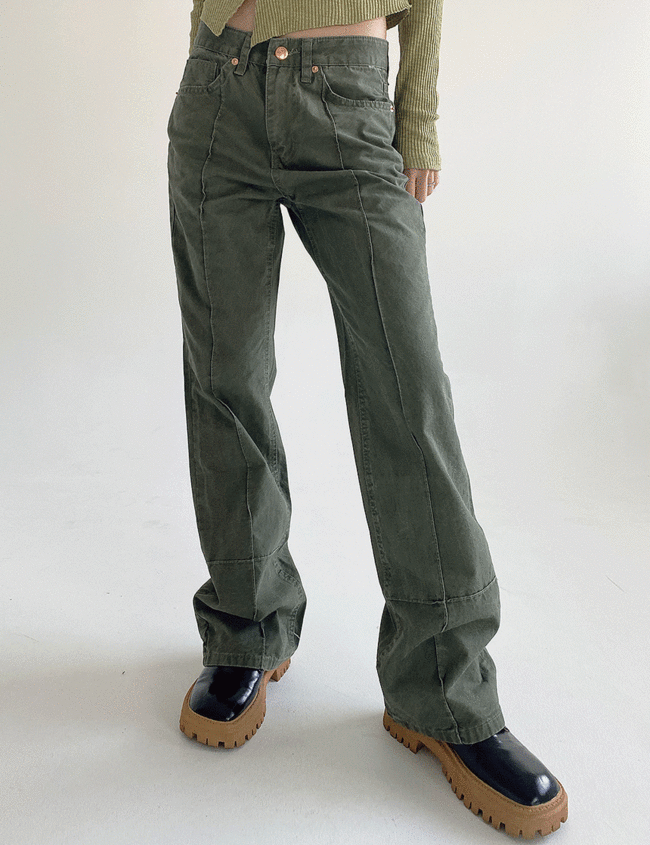 no.329 핀턱 다잉 팬츠 (2color)