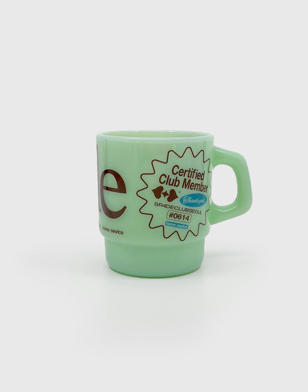 SCS Milk Glass Mug  - Mint