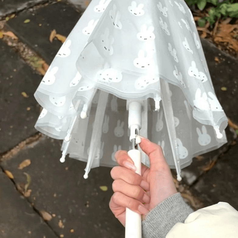 띠끄룸 미피 화이트 귀여운 우산