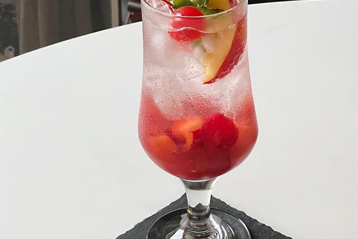 홈카페 튤립 에이드 고블렛잔 카페컵