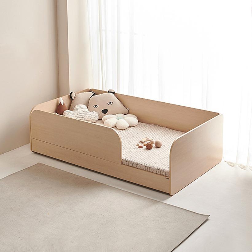 [키즈특가] 뉴수플레 데이베드 저상형 어린이 아기 침대 슈퍼싱글 (안전가드선택)