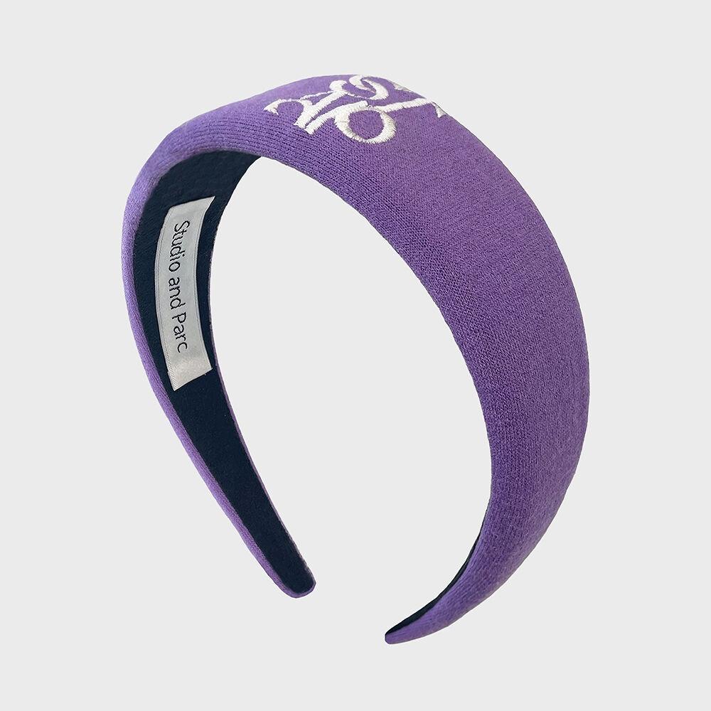 (WOMEN) Emily Logo Hairband_Lilac