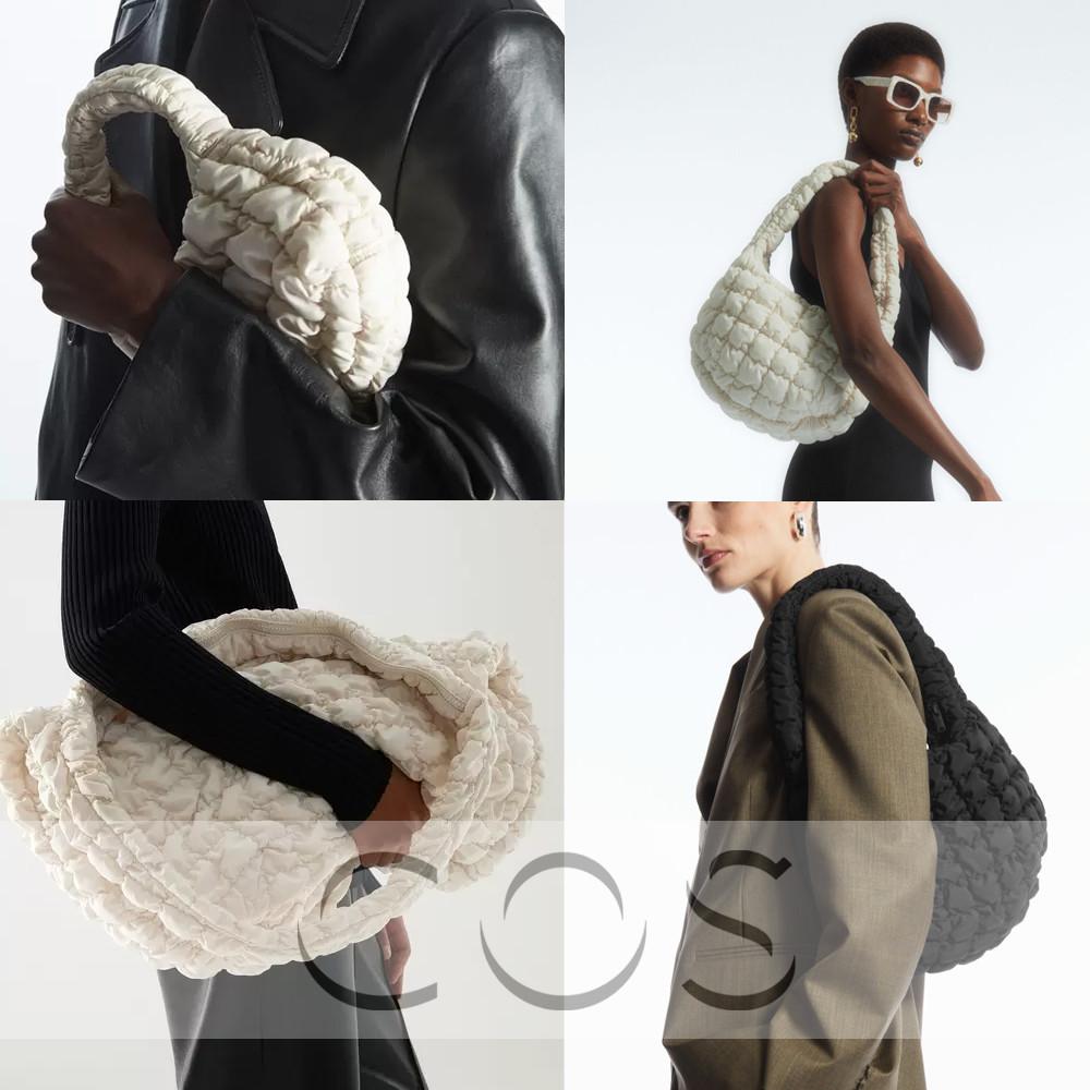 [당일출고] COS 코스 퀼티드 미니백 퀼팅백 숄더백 쇼퍼백 구름빵 미국유럽발송