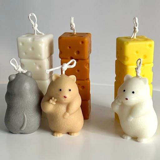 브이햄스터캔들 치즈🐭🧀 선물포장 무료🎁 생일 선물