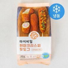 마이비밀 현미크리스피 핫도그 닭가슴살 치즈 5개입 (냉동)