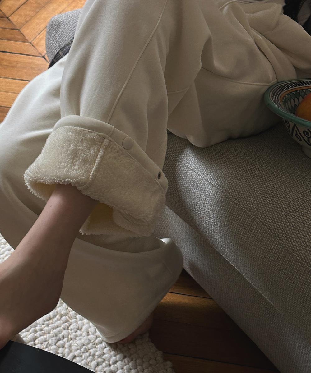 먼데이오프 [융기모추가!숏,롱ver.] 포비 핀턱 스냅 와이드 팬츠 - 4color