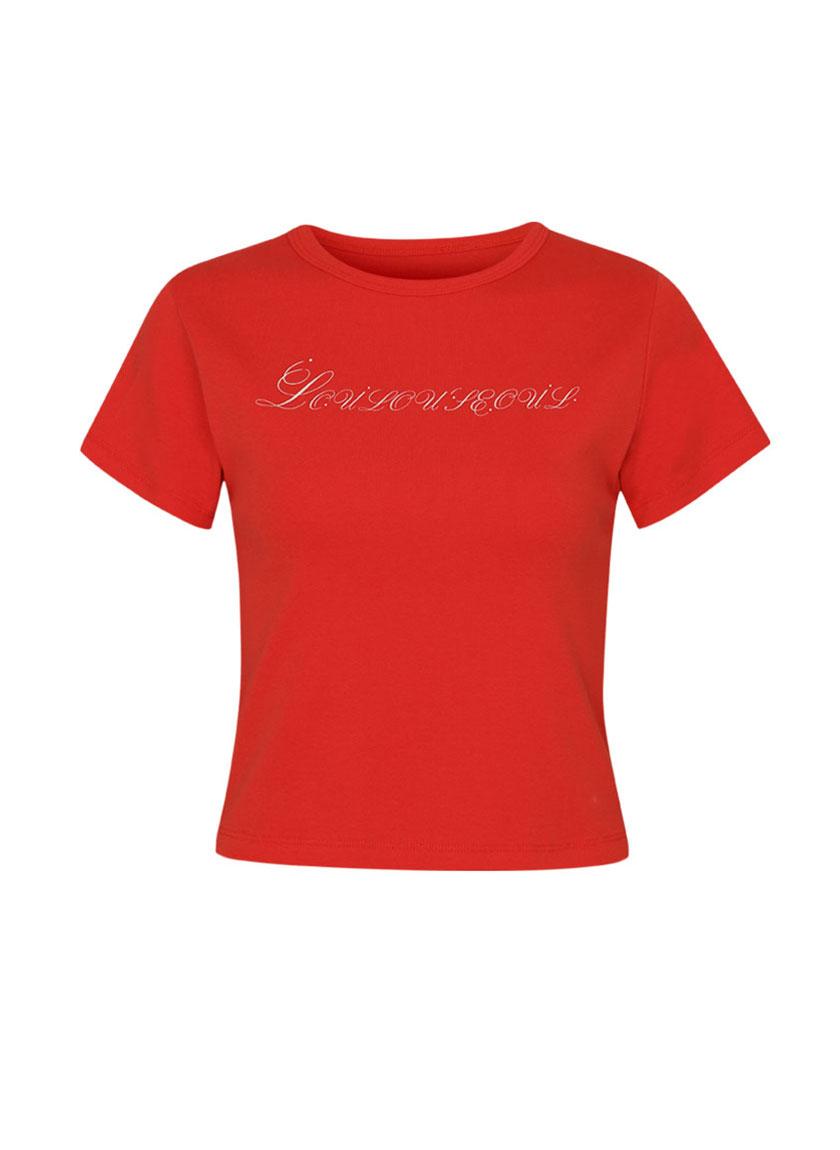 Logo Sparkle T-Shirt (Summer Red)