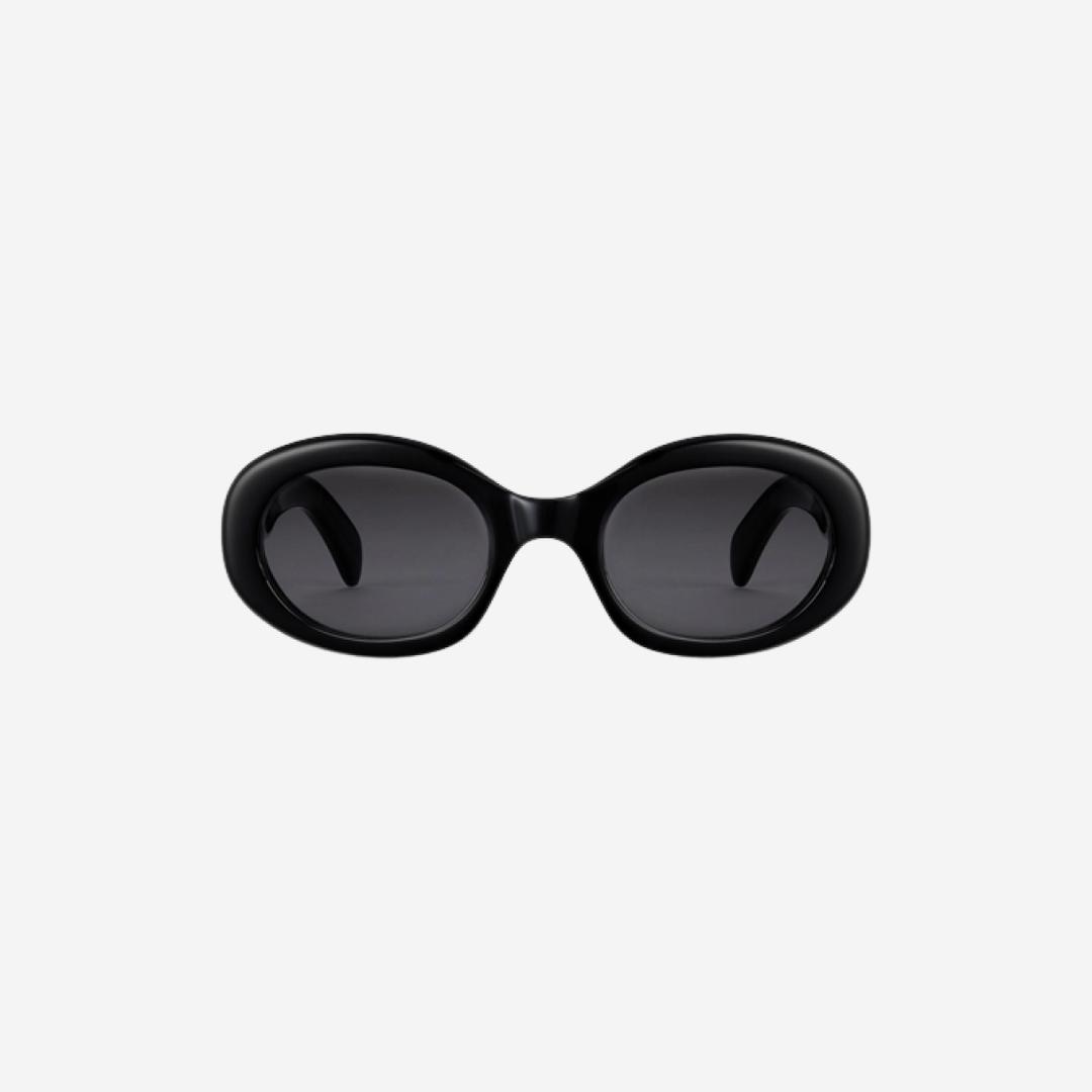 (W) Celine Triomphe 01 Sunglasses in Acetate Black