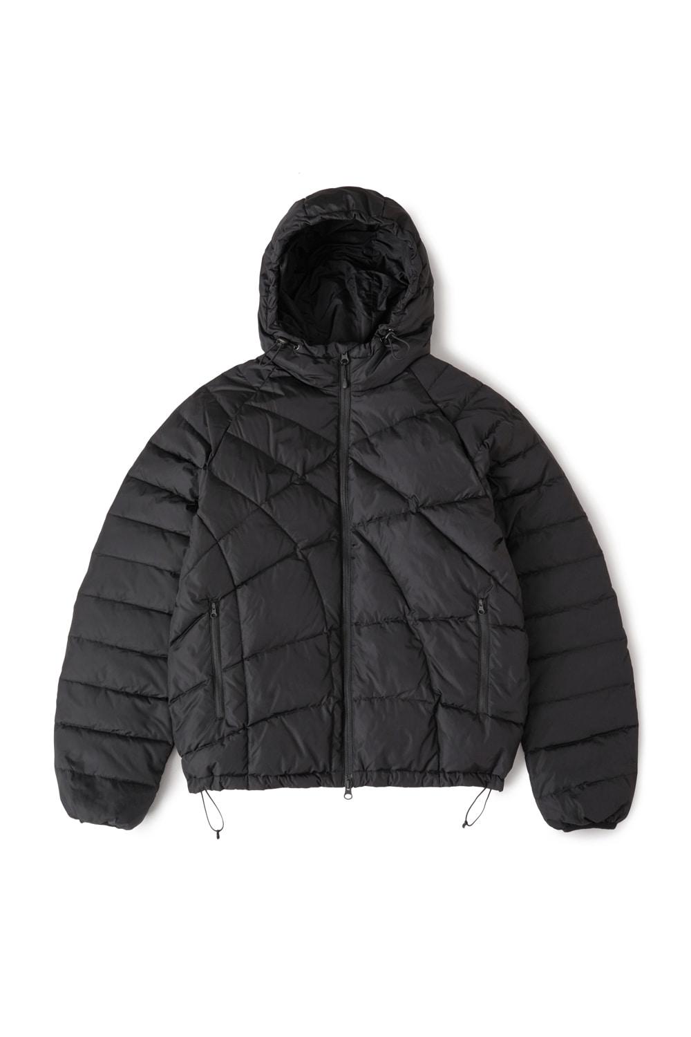 Web Goose Down Puffer Jacket Black