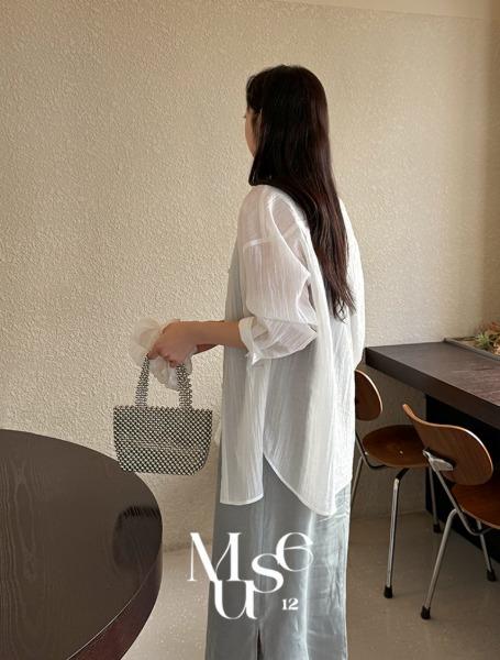 [Muse12]라이트 링클프리 루즈핏 셔츠