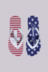 Heavens Best Studded Flip-Flop - UK 4 / White