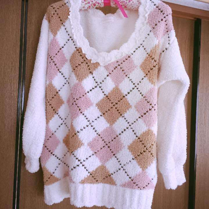 値下げ♡リズリサ ニット セーター アーガイル柄