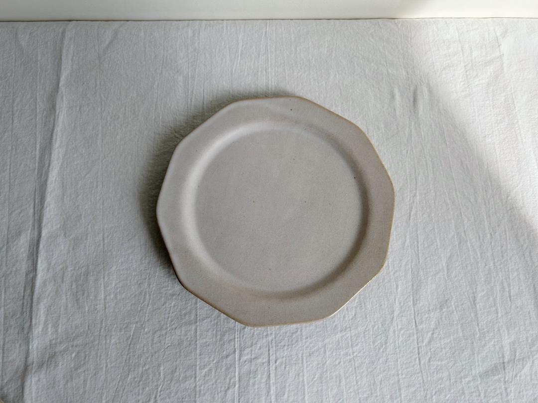 [Suzu] White Scenery Plate (S)