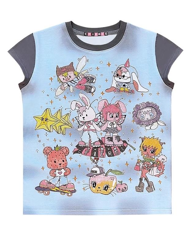 Elf Print Slim Fit T-shirt