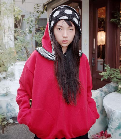 FFATS ROUND COLLAR HOODIE_RED(NG2FFUM410A)