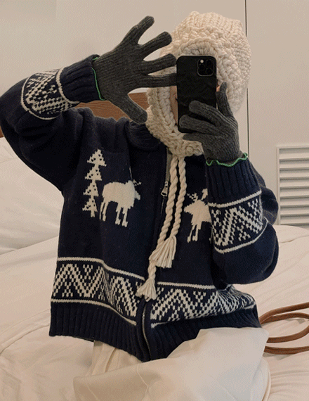 페드노르딕울집업가디건