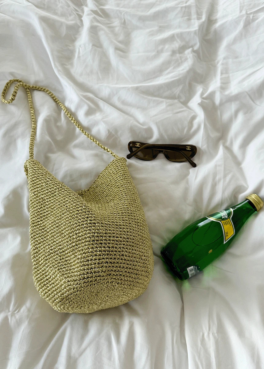 파인애플 바구니백