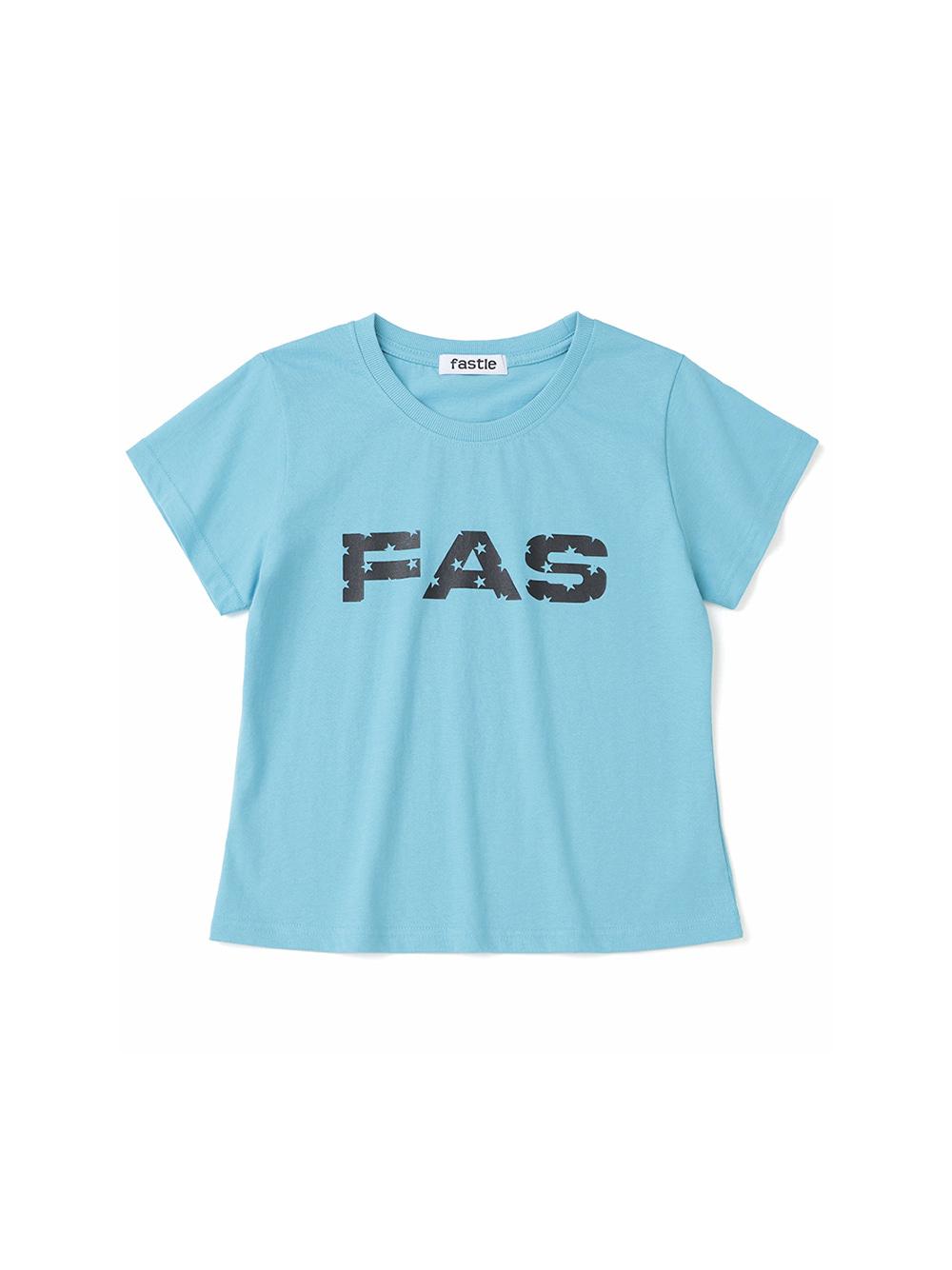 Star Block 1/2 Tee Sky Blue