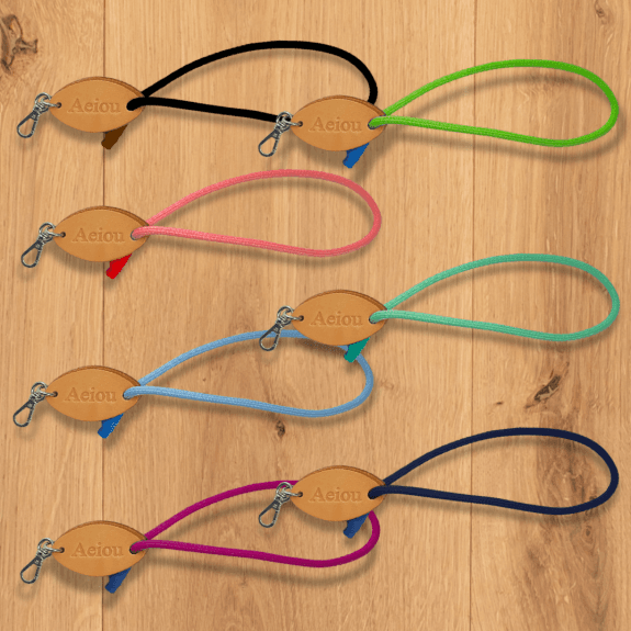 Aeiou Color Nylon Strap with Vegetable Label7 Colors