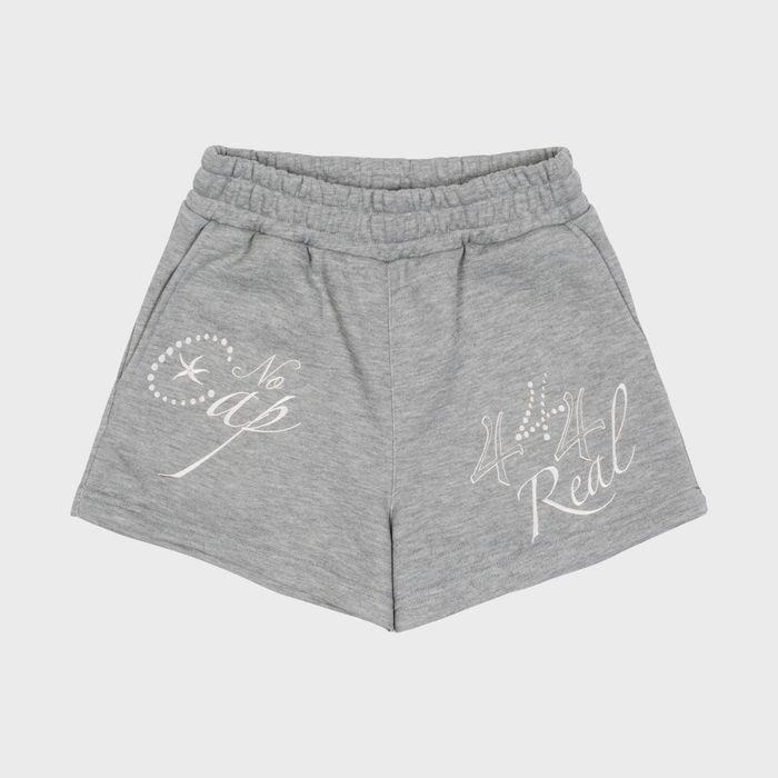 (w) TCM cap short sweat pants (grey)
