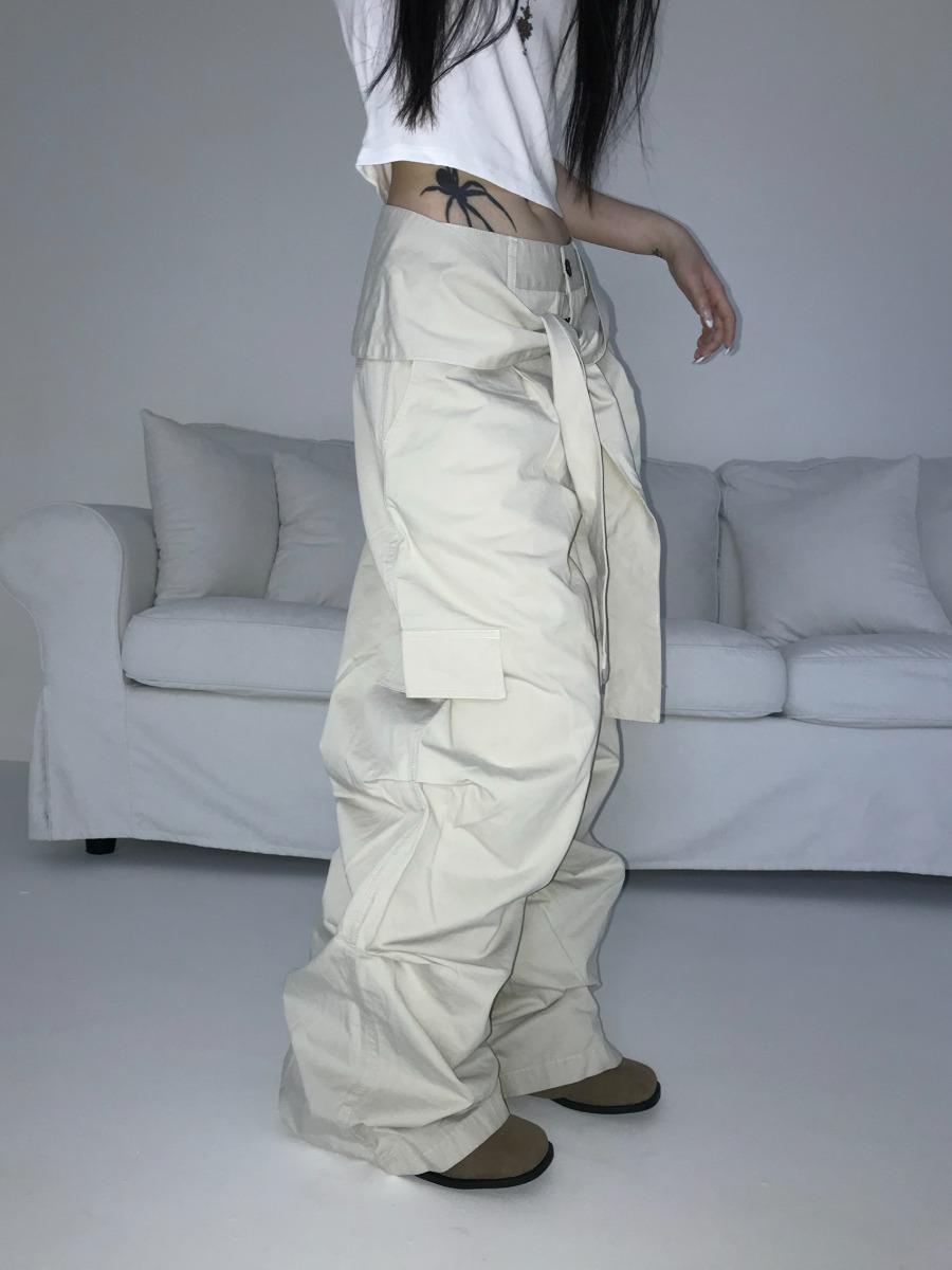 디에어타운 KHAKI 바로배송 cross wrap pt (2 color)