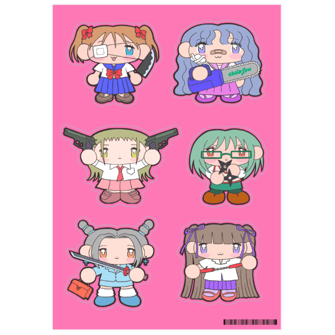 무쿠무쿠스튜디오 파칭파칭 교복 스티커 ㅣ 마플샵