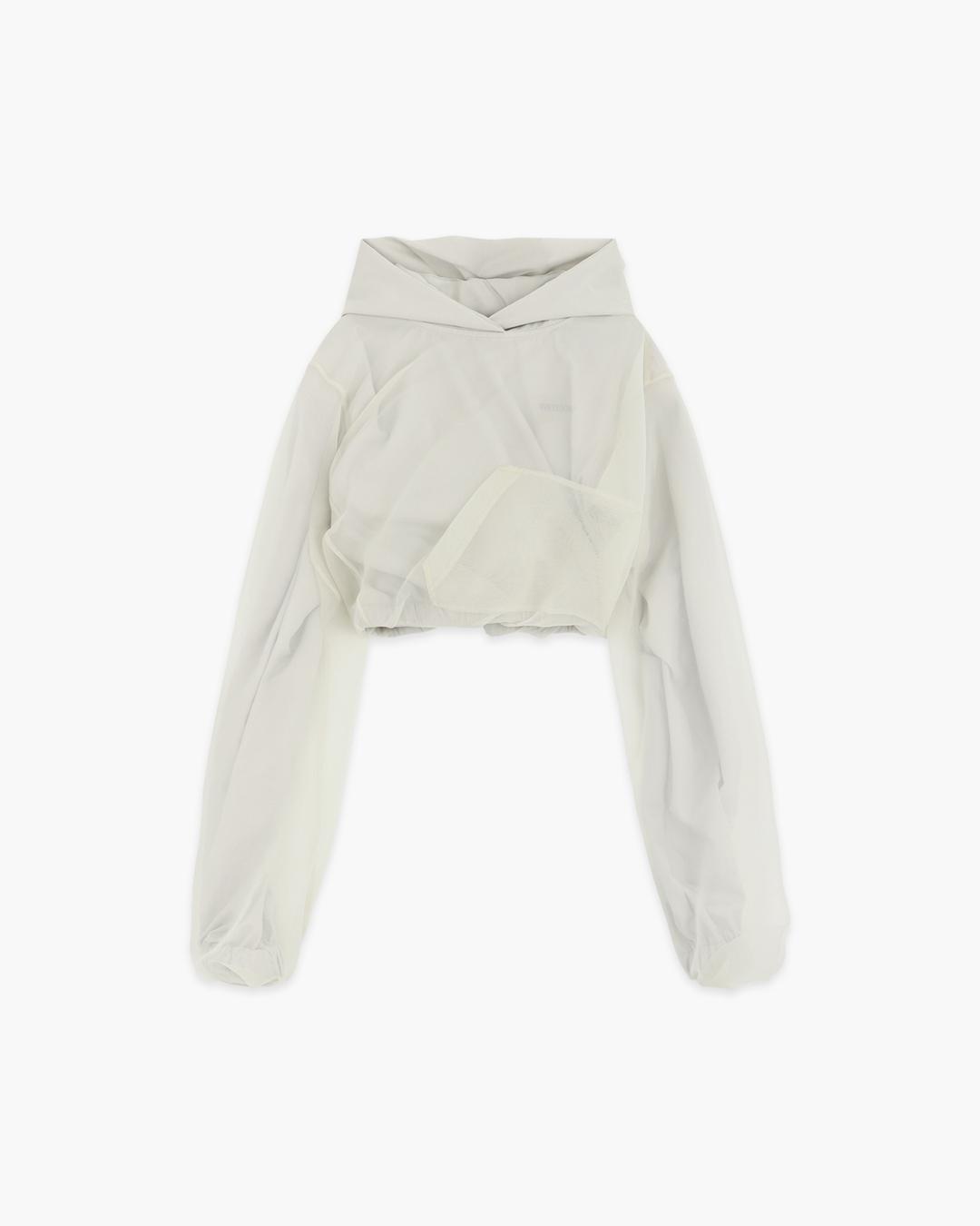 Layered Cropped Hoodie