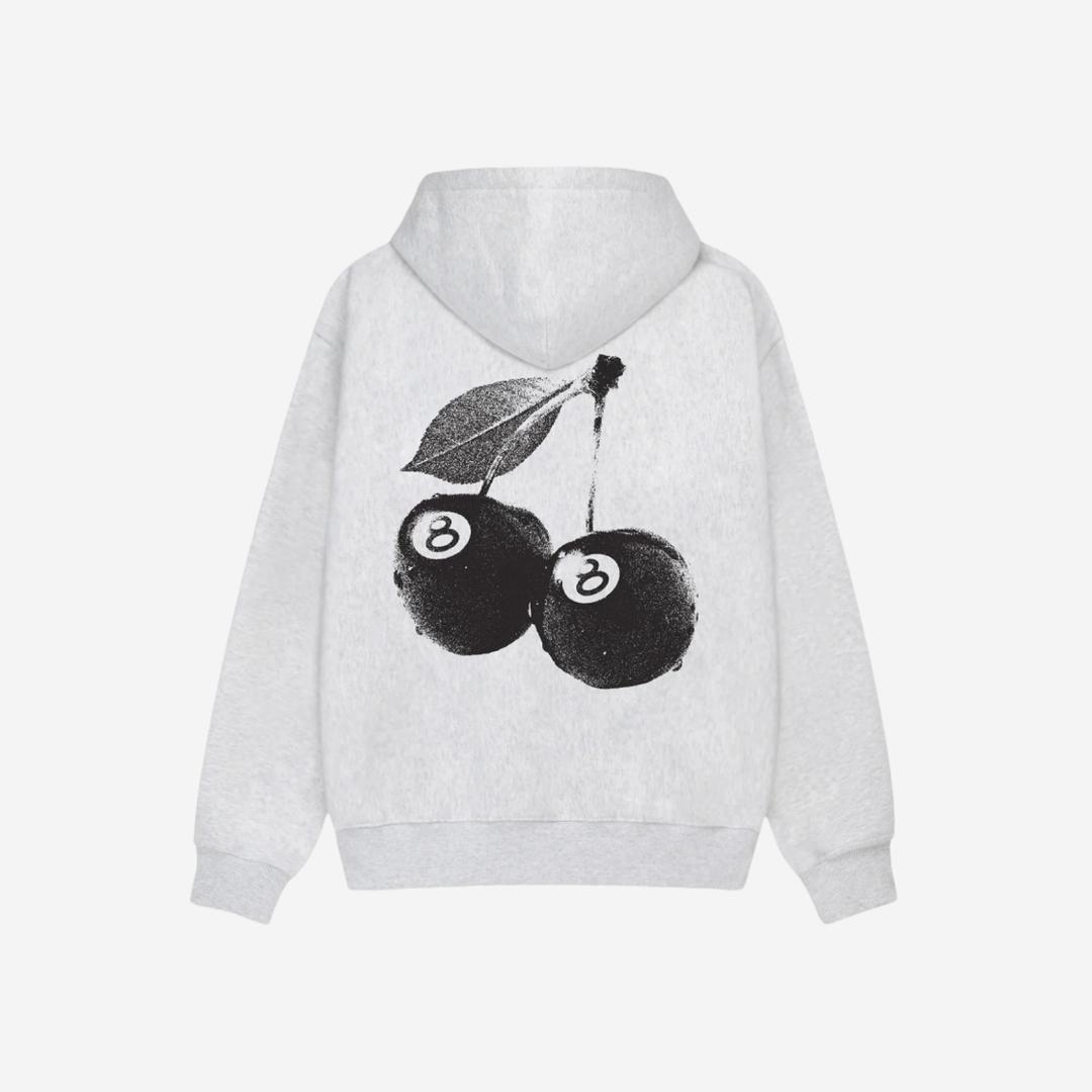 Stussy Cherries Hoodie Ash Heather