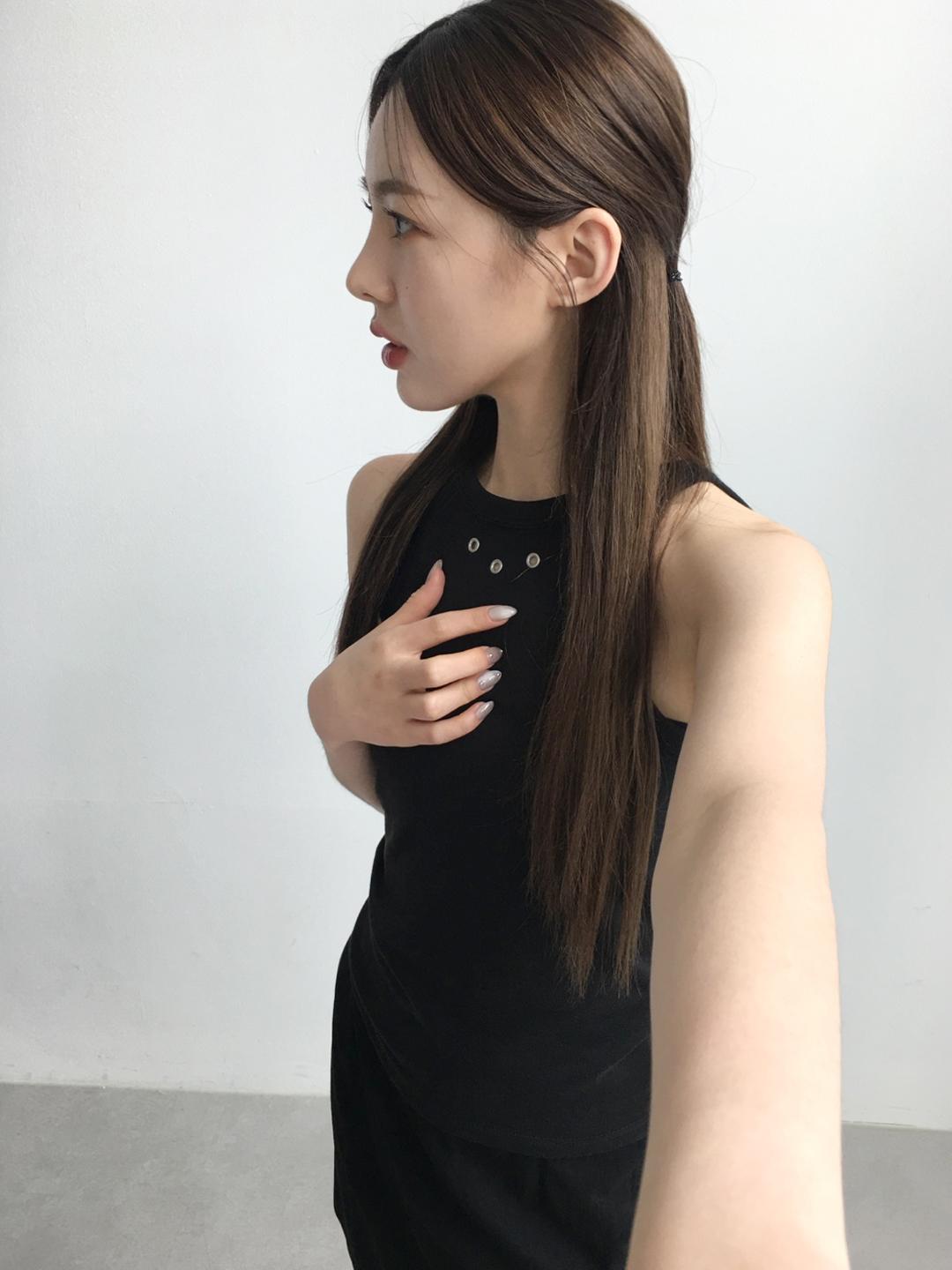 노비야카 Eyelet three sleeveless (3col)