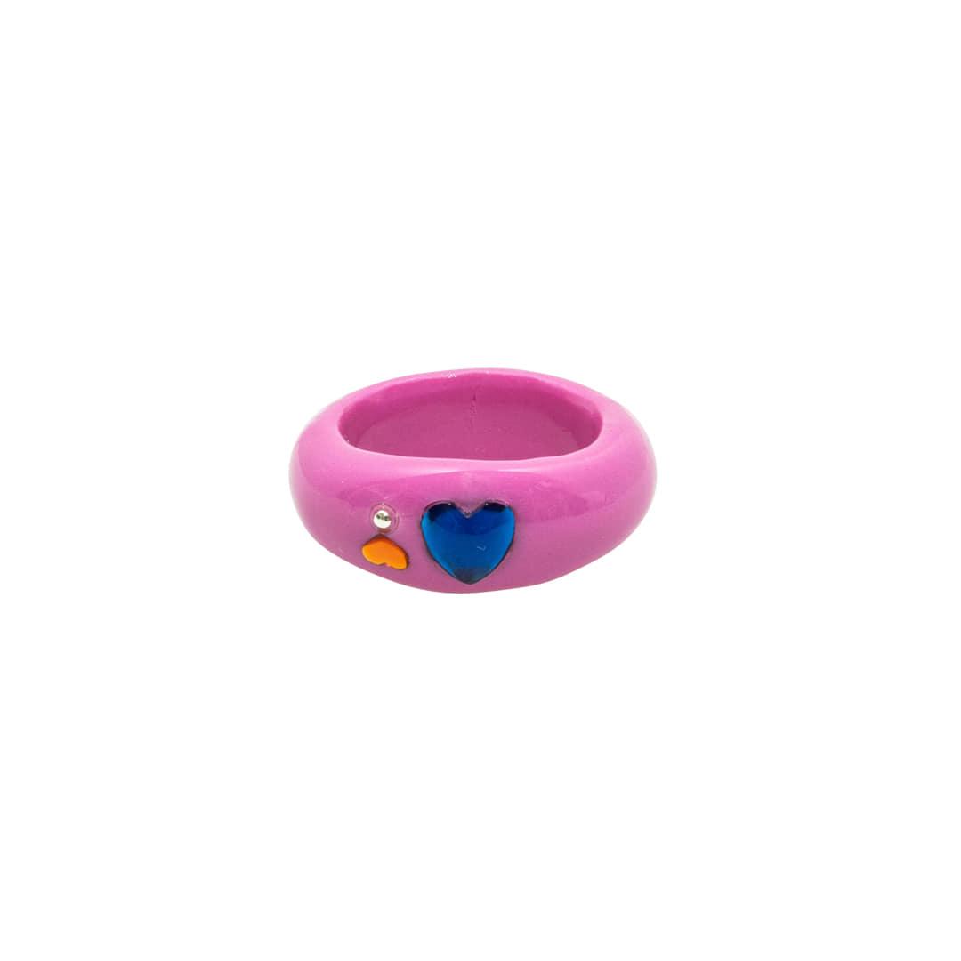 two hearts_pink
