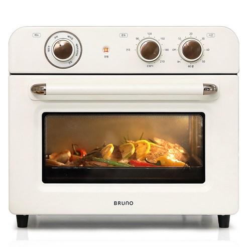BRUNO 대용량 오븐 에어프라이어 17L, BAF-2406, 베이지