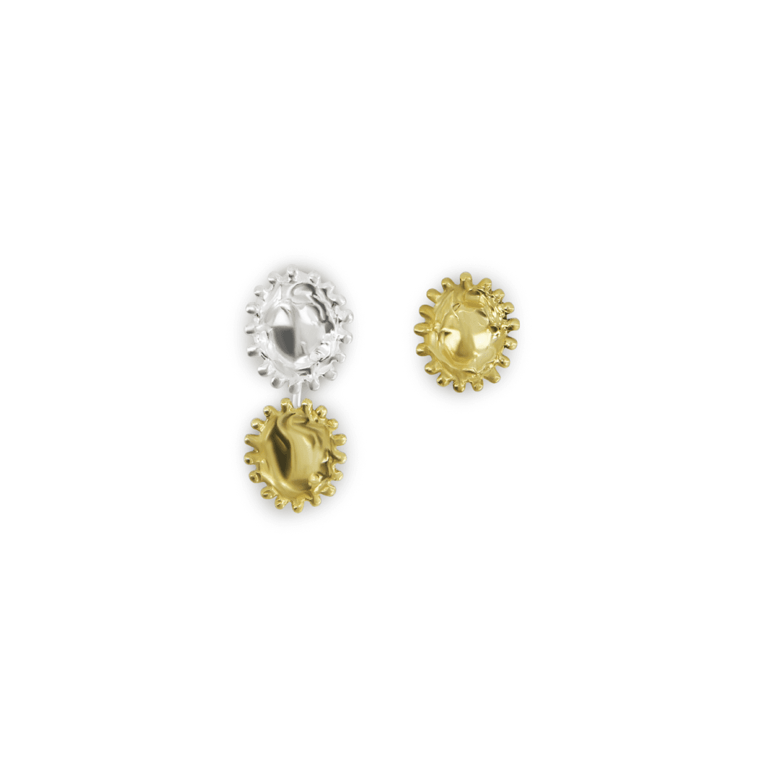 MELTING SUNFLOWER EARRINGS