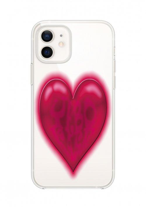 GLOSSY HEART IPHONE CASE