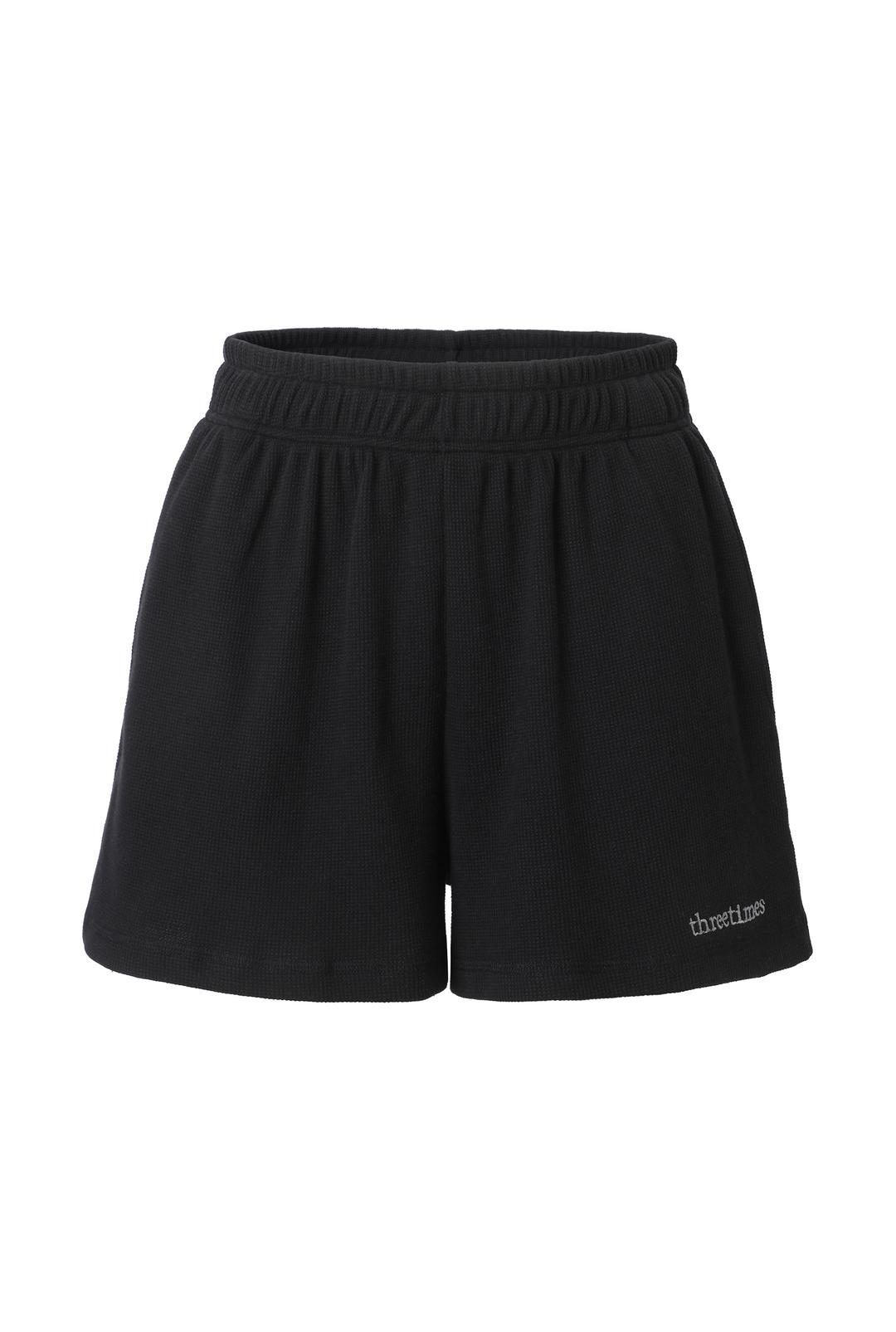 Cozy waffle shorts