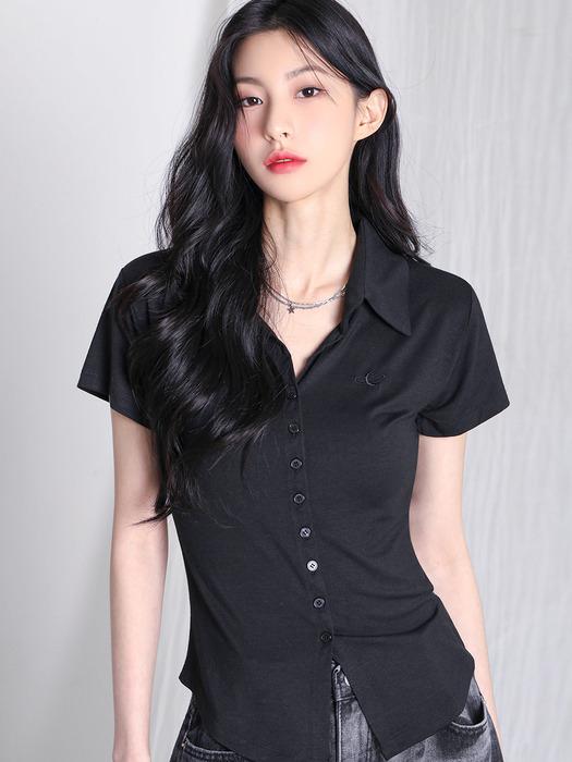 Sopy Collar Short-Sleeve - 6COL
