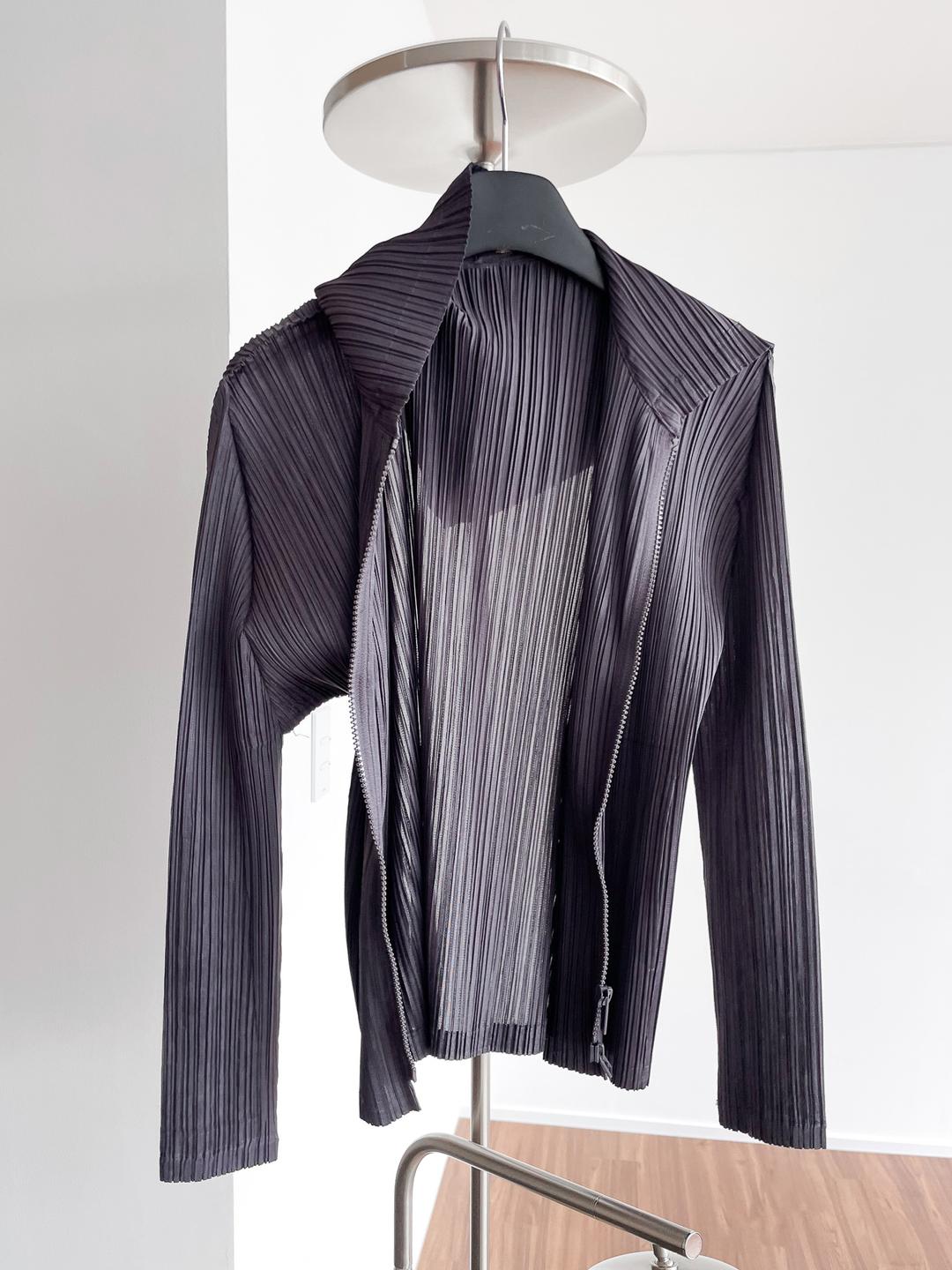 IM PLEATS ZIP-UP (3COLOR)