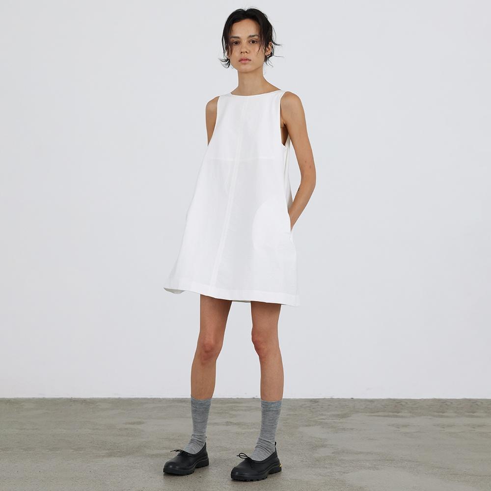 [29CM단독][14차] Stitch Mini Dress - White