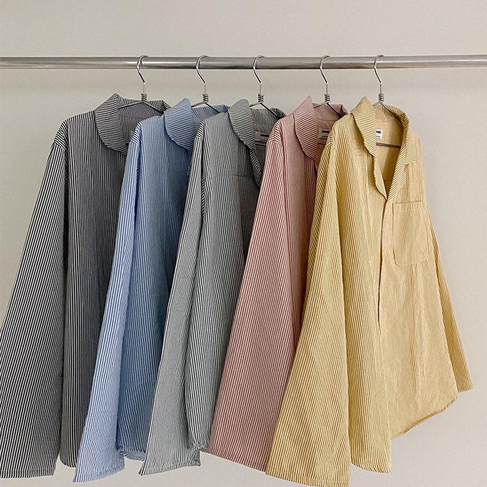 J’eu 슬리피 스트라이프 파자마세트 5color,couple