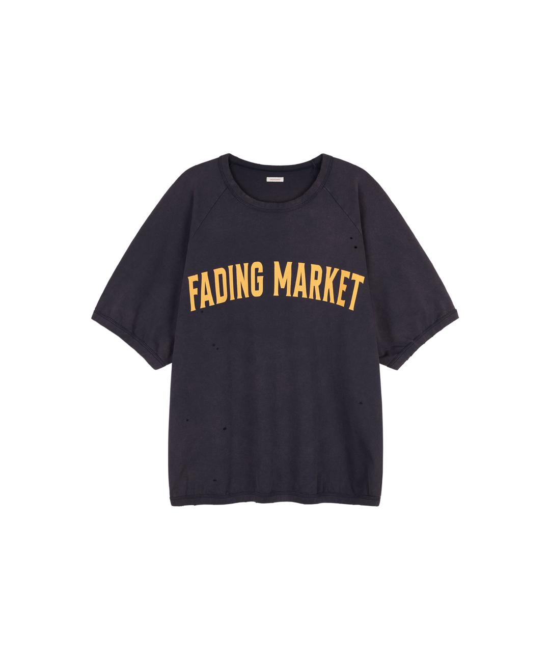 Faded Logo Damage Sweat-tee (Navy)
