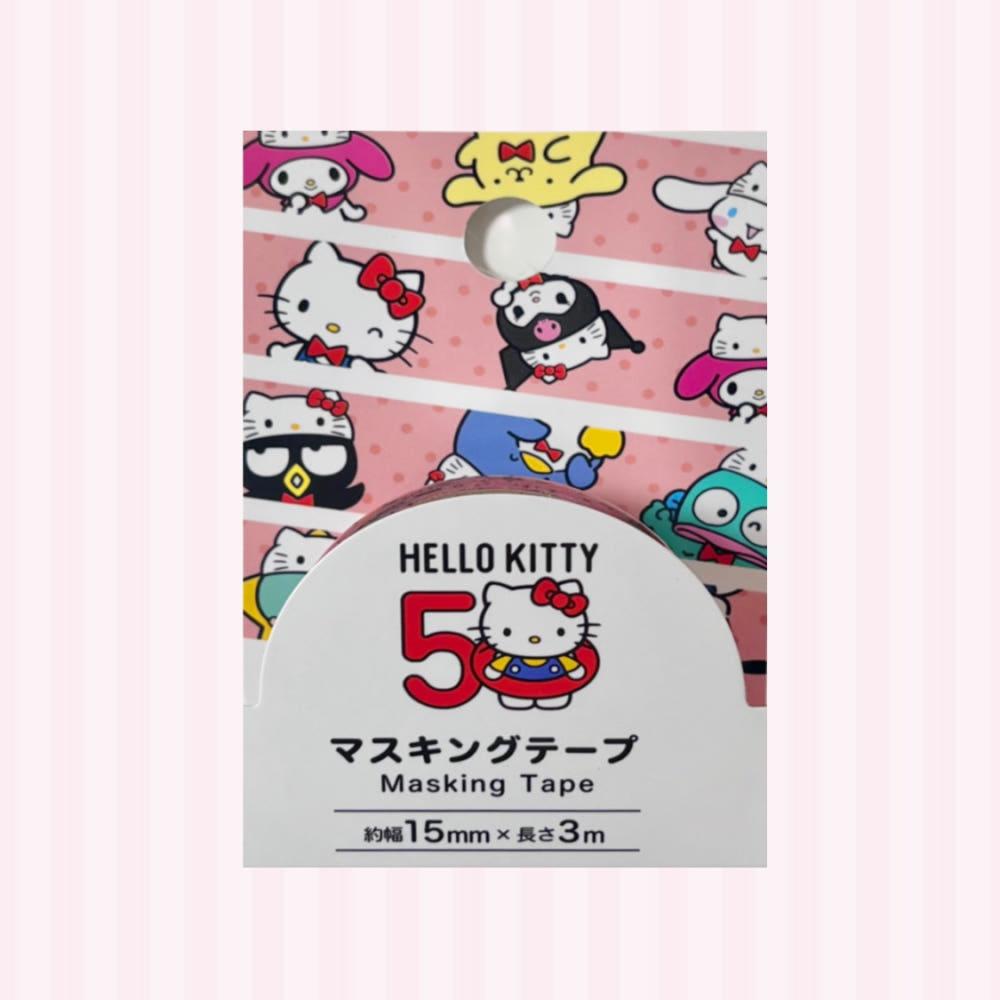 헬로키티50주년 마스킹테이프 산리오 산리오즈 스티커