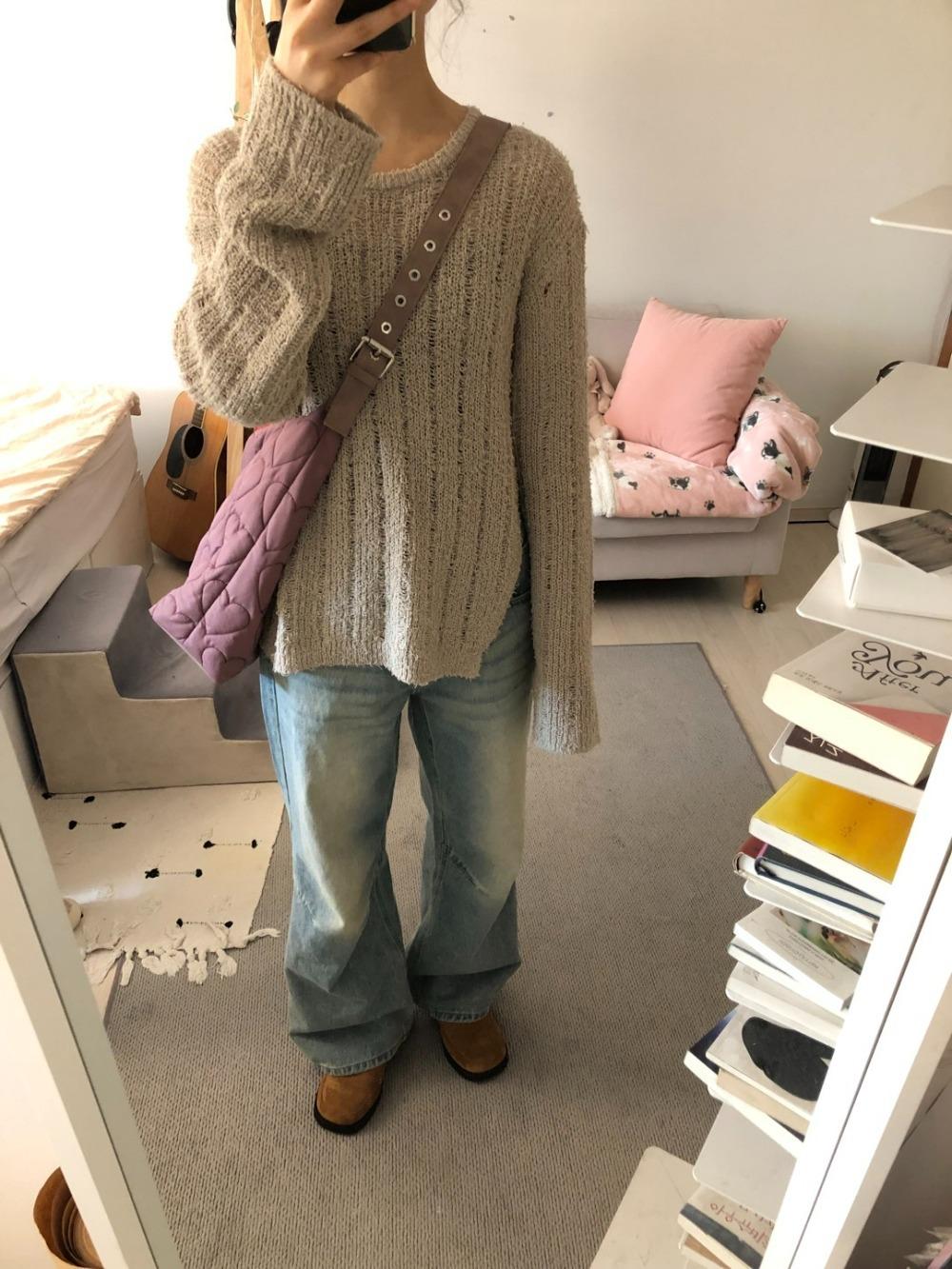 키이라 slit knit