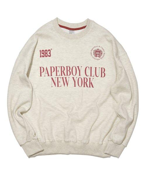 스포츠 클럽 스웨트셔츠-오트밀