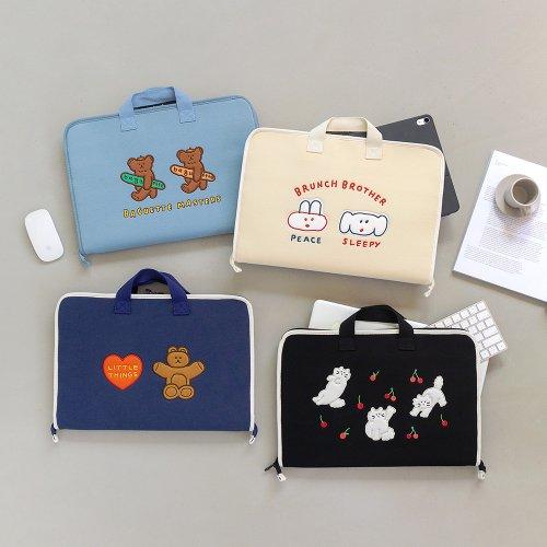 브런치브라더(BRUNCH BROTHER)  15형 오픈 노트북 파우치 - 사이즈 & 후기 | 무신사