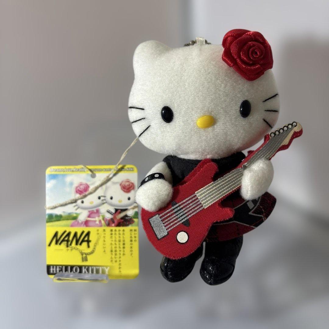 希少レア　美品　ハローキティ　ぬいぐるみマスコット　NANA 大崎ナナ　タグ付