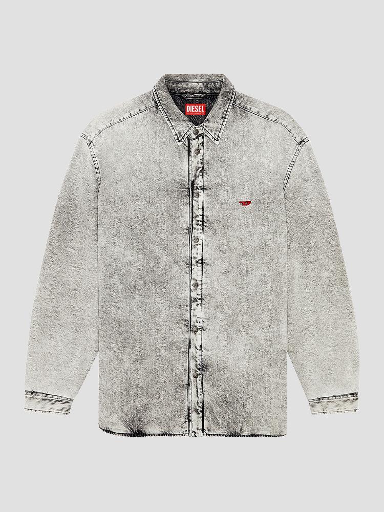 디젤(DIESEL) 인디고 패드 셔츠 A133580GHAS02