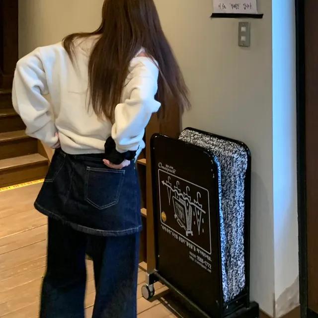 [소장] double skirt wide pants